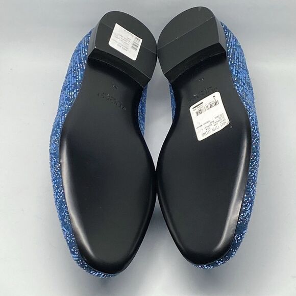 Versace Crystal Embellished Smocking Loafers size 44/us size 11 main image 13